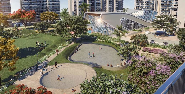Balcony, godrej-nature-plus 2.5 Bedroom 1385 Sq.Ft. Apartment In Sohna Sector 33 Gurgaon 10730955