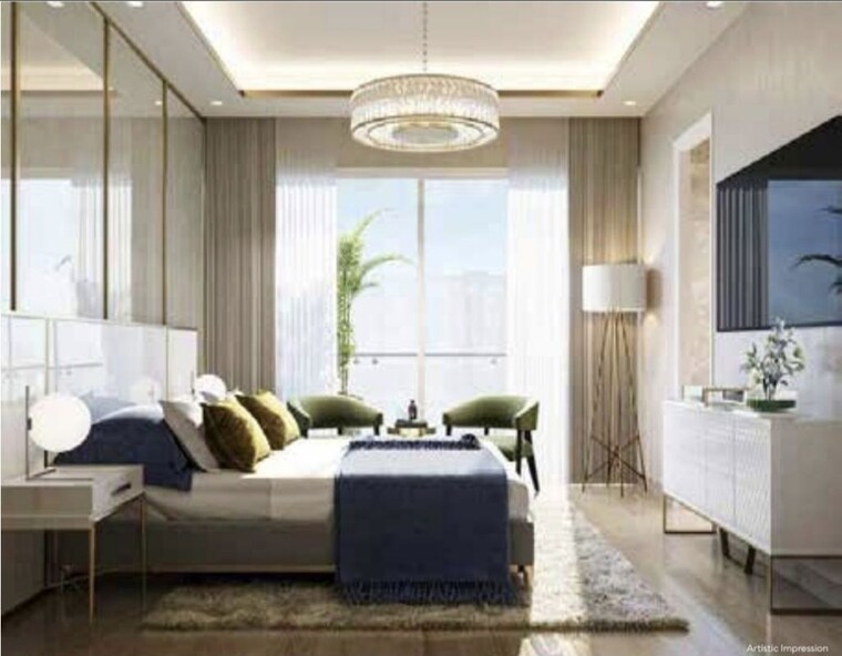 Living Room, m3m-capital 4 Bedroom 2298 Sq.Ft. Apartment In Sector 113 Gurgaon 10730994