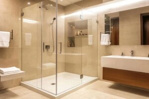 Bathroom in 4 BHK Builder Floor at Vikas Puri – for Sale