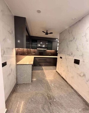 Kitchen in 3 BHK Builder Floor at Rajouri Garden – for Rent