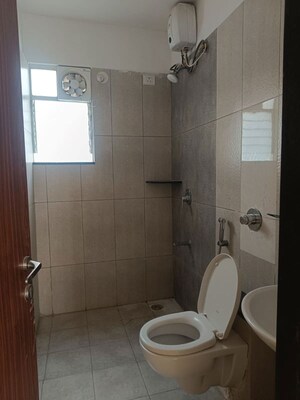 Bathroom in 2.5 BHK Apartment at Vilas Javdekar Prudentia Towers, Wakad – for Rent