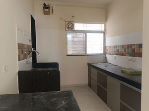 Kitchen in 2.5 BHK Apartment at Vilas Javdekar Prudentia Towers, Wakad – for Rent