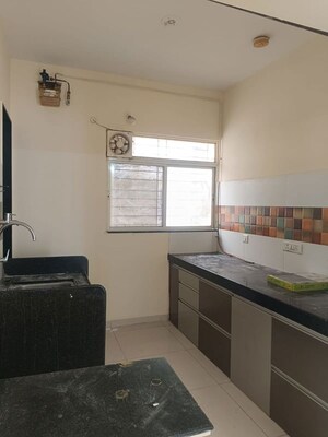 Kitchen in 2.5 BHK Apartment at Vilas Javdekar Prudentia Towers, Wakad – for Rent
