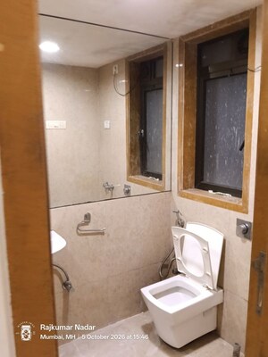 Bathroom in 2 BHK Apartment at DSS Mahavir Trinklets, Kanjurmarg East – for Rent