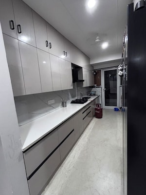 Kitchen in  Builder Floor at Central Park Flower Valley, Sohna Sector 33 – for Rent