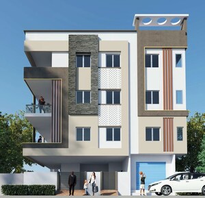 3 BHK Apartment – Exterior View View at Gowrivakkam - for Sale