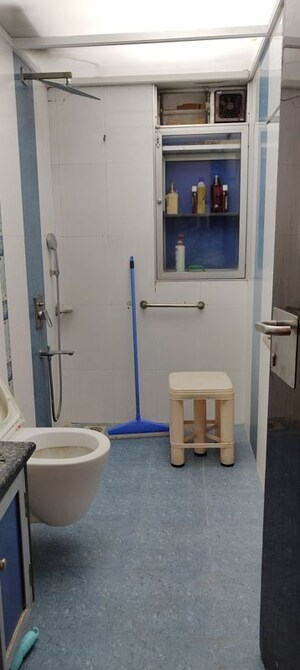 Bathroom in 3 BHK Apartment at Aster Tower, Goregaon East – for Rent
