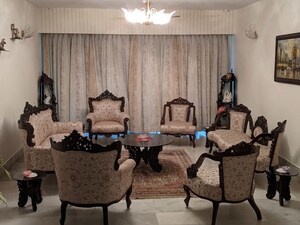 Living Room in 4 BHK Apartment at Richmond Road – for Sale