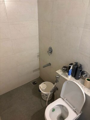 Bathroom in 2 BHK Apartment at Sugee Atharva, Prabhadevi – for Rent