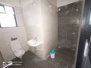 Bathroom in 3 BHK Apartment at Vastushodh Cavansite, Warje – for Rent