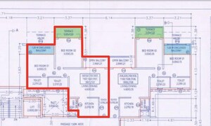 Floor Plan in 4 BHK Apartment at Godrej Boulevard, Manjari – for Sale
