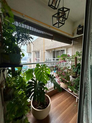 Balcony in 2 BHK Apartment at Lodha Amara, Kolshet Road – for Rent