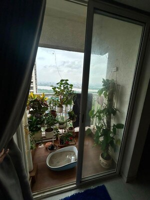 Balcony in 2 BHK Apartment at Lodha Amara, Kolshet Road – for Rent