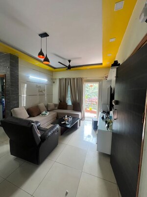 Living Room in 3 BHK Builder Floor at Sector 57 – for Rent