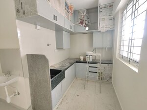 Kitchen in 3 BHK Apartment at Reliable Lake Dew Residency, Haralur Road – for Rent