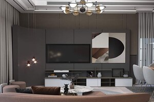 Living Room in 4 BHK Builder Floor at Janakpuri – for Sale