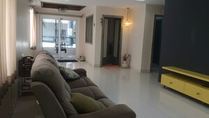 Living Room in 4 BHK Villa at Rajapushpa Open Skies, Kokapet – for Rent