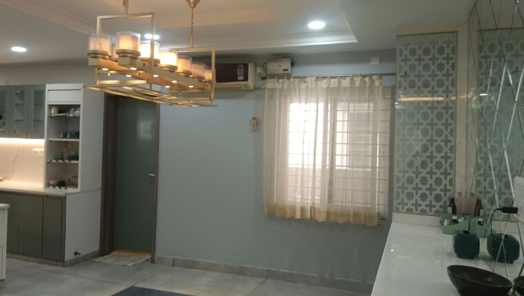 Living Room, rajapushpa-open-skies 4 Bedroom 5100 Sq.Ft. Villa In Kokapet Hyderabad 10731492