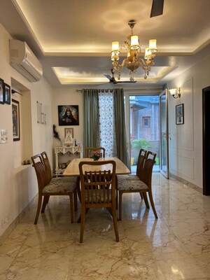 Living Room in 3 BHK Apartment at Sarita Vihar – for Sale
