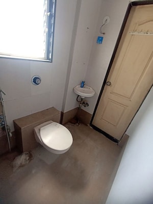 Bathroom in 1 BHK Apartment at Cosmos Enclave, Kasarvadavali – for Rent