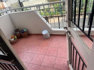 Balcony in 3 BHK Apartment at DSR Green Fields, Whitefield – for Rent