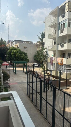 Balcony in 3 BHK Apartment at DSR Green Fields, Whitefield – for Rent