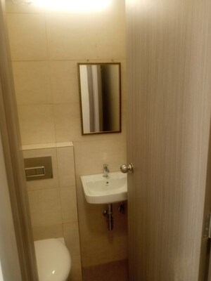 Bathroom in 1 BHK Apartment at Ajmera Greenfinity, Wadala East – for Rent