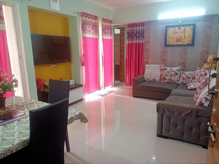 Living Room, kfp-chesterfield 2 Bedroom 915 Sq.Ft. Apartment In Dhanori Pune 10731670