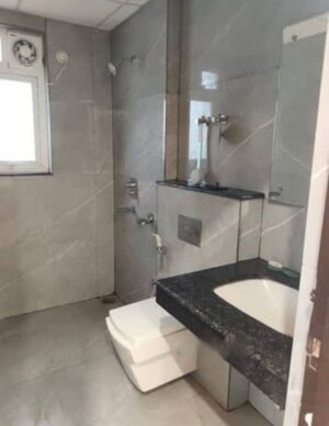 Bathroom in 3 BHK Apartment at Rishita Manhattan, Gomti Nagar – for Sale