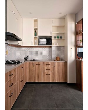Kitchen in 4 BHK Apartment at DivyaSree 77 Place, Marathahalli – for Rent
