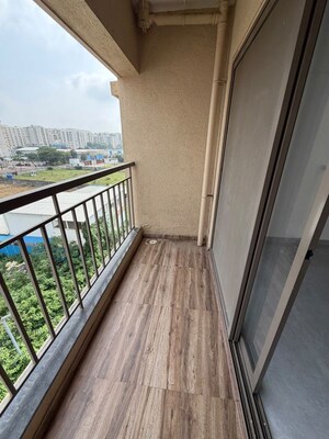 Balcony in 3 BHK Apartment at Goel Ganga New Town, Dhanori – for Rent