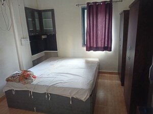 Bedroom in 2 BHK Apartment at Agraraj Lumina Towers, Baner – for Rent