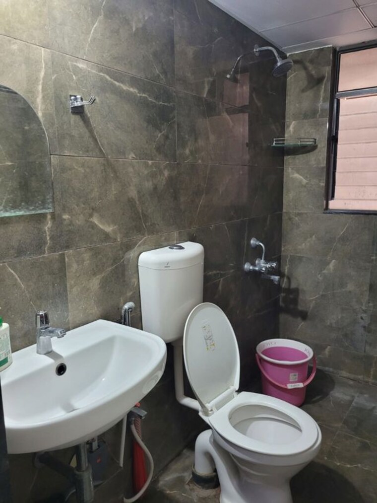 Bathroom, ganga-new-town 1 Bedroom 480 Sq.Ft. Apartment In Dhanori Pune 10731745