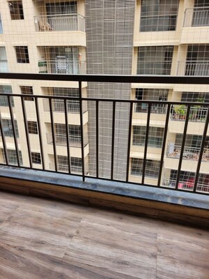 Balcony in 1 BHK Apartment at Ganga New town, Dhanori – for Rent