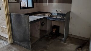 Kitchen in  Independent House at Vrajbhumi Scoiety – for Sale