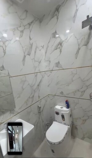 Bathroom in 2 BHK Builder Floor at Lajpat Nagar I – for Rent