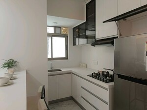 Kitchen in 2 BHK Apartment at Chandak Cornerstone, Worli – for Sale
