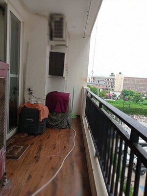 Balcony in 3 BHK Apartment at Riverdale Hazelwood Residences, High Ground – for Rent