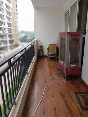 Balcony in 3 BHK Apartment at Riverdale Hazelwood Residences, High Ground – for Rent