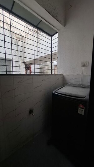 Bathroom in 1 BHK Apartment at LS Mehetre Laxmi Horizon, Punawale – for Rent