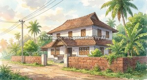  Independent House – Exterior View View at Makkamkunnu - for Sale