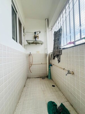 Bathroom in 3 BHK Apartment at Vijayalaxmi Laxmisatyam Residency, Dhanori – for Rent
