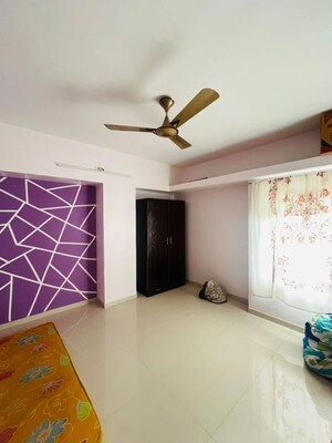 Bedroom in 3 BHK Apartment at Vijayalaxmi Laxmisatyam Residency, Dhanori – for Rent