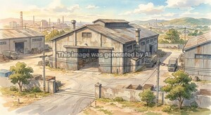  Industrial Plot – Exterior View View at Wada - for Sale