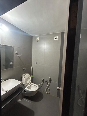 Bathroom in 2 BHK Apartment at Paramount Golf Foreste Apartments, Zeta I Greater Noida – for Rent