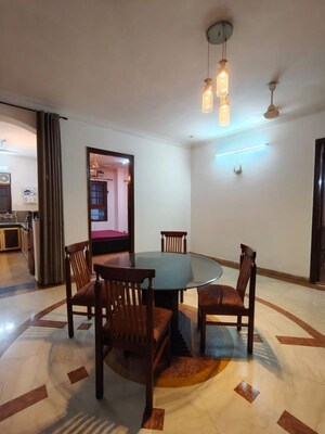 Living Room in 3 BHK Builder Floor at Dlf Phase I – for Rent