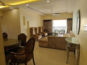 Living Room in 4 BHK Apartment at K Raheja Raheja Classique, Andheri West – for Rent