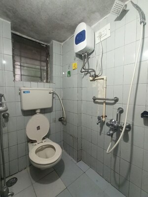 Bathroom in 1 RK Apartment at Raj Villa CHS, Borivali West – for Rent