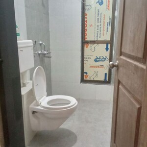Bathroom in 2 BHK Apartment at Man SN Saket CHS, Goregaon West – for Rent
