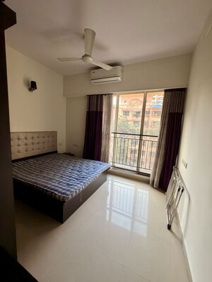 Bedroom in 2 BHK Apartment at Rustomjee Athena, Majiwada – for Rent